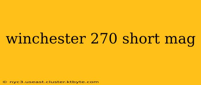 winchester 270 short mag