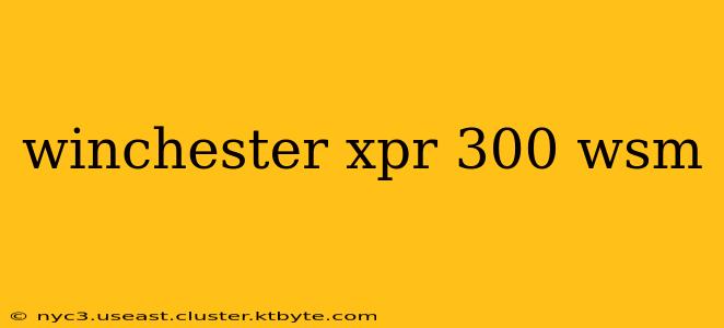 winchester xpr 300 wsm